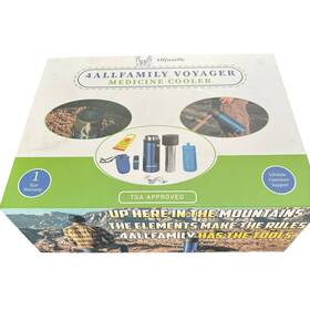 4allfamily 615666277743 4 Allfamily Voyager Auto Shut Off Medicine Cooler With Travel Carrying Case