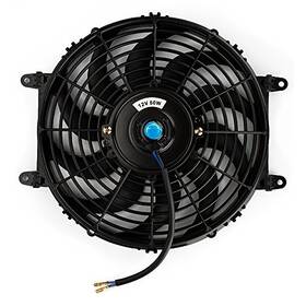 540017 737123122943 12-inch Universal Heavy-duty Electric Radiator Cooling Fan Kit - 12 Inch Black