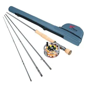 8fans 716963461252 Fly Fishing Rod And Reel Combos With 4-sections Portable 9ft 7/8wt