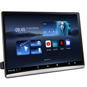 Aainavi Ram 32g Rom 1 Pc 13.3 Inch 4k Multimedia Car Tv Headrest Monitor -android 11 Wifi Bt Usb Sd Hdmi