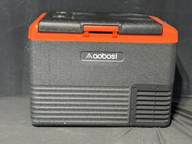 Aaobosi 445017053046 Cl40 12v 42 Quart Car Fridge And Freezer Portable Black Orange New Open Box