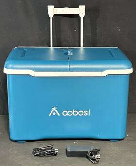 Aaobosi Su-pg36 Portable Car Fridge With App Dc12v/24v 65w Teal New Open Box