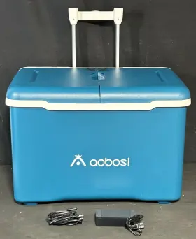 Su-pg36 Aaobosi Portable Car Fridge With App Dc12v/24v 65w Teal New Open Box