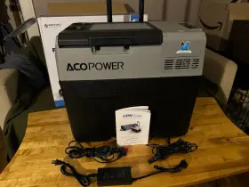Acopower Lioncooler Pro 810073755949 42 Quart 12v Portable Solar Freezer Refrigerator With 193wh Battery