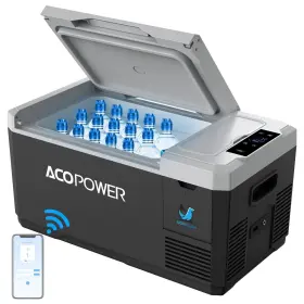 Vx18 Acopower 19 Quart Mini Portable Car Refrigerator Freezer App Control 193wh Battery Optional