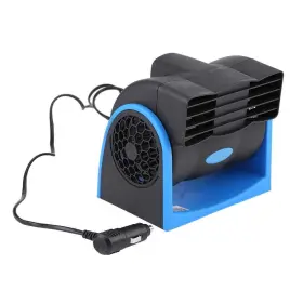 Acouto 783335028481 12v Car Air Fan Universal Auto Vehicle Mini Adjustable Portable Speed Sil