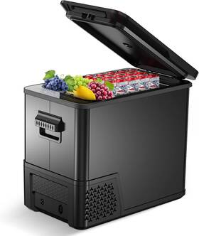 Adoolla 196336136480 12v Portable Car Refrigerator White