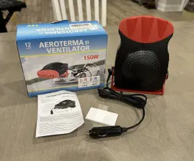 Mj-509c Aeroterma Si Ventilator 12v Car Heater And Window Defroster 150w