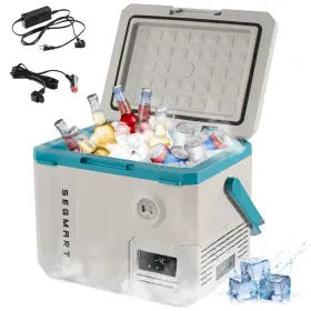 565554 Afterpartz Mc20 Portable Car Fridge 45w 19l For Camping
