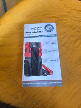 Afterpartz Js-8000-d 12v Diesel 3-in-1 Car Jump Starter Power Bank Flashlight