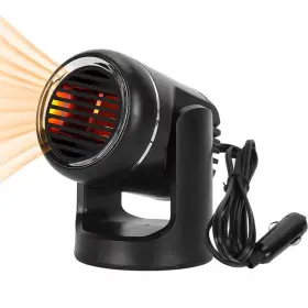 Ahfiwaso 313023963918 Portable Black Car Heater 2 In 1 Heating And Cooling Fan Rotatable Demister Defro