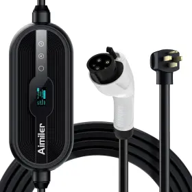Ecccc02 Aimiler Portable Level 2 32a Fast Ev Charger For All Non-tesla Evs Wifi App 240v
