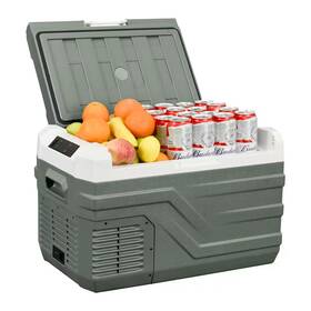 Alpicool 313034025001 28 Quart Portable Car Refrigerator -4 F To 68 Dual Power 45db - New