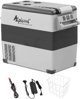 Cf55 Alpicool Portable Freezer 12v Refrigerator 58 Quart Capacity