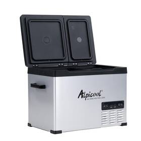 Alpicool Chs55 Dual Temperature Control 12 Volt Refrigerator 42 Quart Portable Car Fri