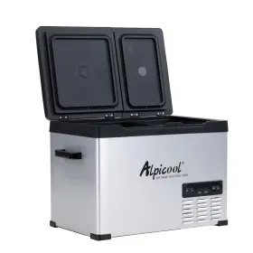 Chs55 Alpicool Dual Temperature Control 12 Volt Refrigerator 42 Quart Portable Car Fri