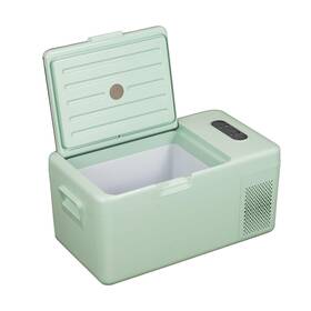 Alpicool S15-green 12v Portable Car Freezer Fridge 16.8l Fast Cooling -4 68 For Rv Boat Camping