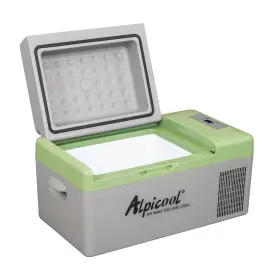 Y20t Alpicool Portable Fridge 12 Volt Car Refrigerator 21 Quart Freezer For Fishing Camp Inch