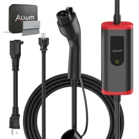 Upc-b2-16ac Alxum Portable Level 1 And 2 16a Ev Charger With 25ft Cable 110v-240v For All J1772 Evs