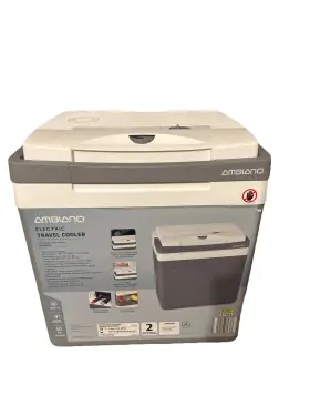 Gt-sf-kn-01us Ambiano Portable Electric Travel Cooler 12v Dc/ac 120v Ac 26.4 Quart Open Box