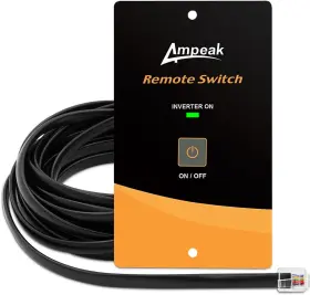 5841721128 Ampeak Ac Power Inverter Remote On/off Switch With 20 Ft Cable Push Button