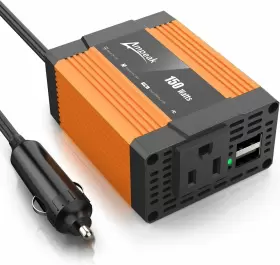 Pv-150-us21 Ampeak 150w Car Power Inverter 4.8a Dual Usb Ports Ac Outlet