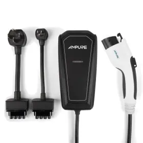 Amgo1 Ampure New Portable Level 2 Ev Charger 32a 110-240v With 20ft Cord And Carry Case