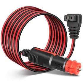 Anina 445041541557 Dc 12v/24v Car Refrigerator Freezer Power Cord Cable 10 Ft For Fridge Free