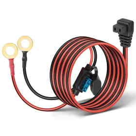 An-bx-02 Anina 12v Dc Power Cord Cable For Car Fridge With 14awg O Ring Terminal Cooler