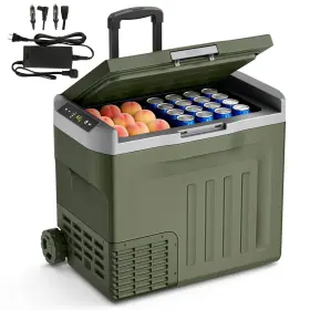 Zbd-40 Antarctic Star 12 Volt Refrigerator 43qt 40l Electric Cooler Compressor Green