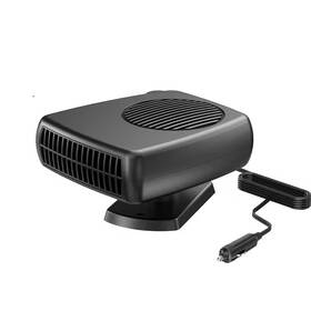 Aoibox 744110325003 200w Black Portable 12v Car Heater With Adjustable Wind Mode For Defrosting And