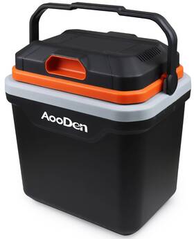 Aooden 194998863539 Electric Car Cooler And Warmer 26 Quart Capacity Thermoelectric Iceless