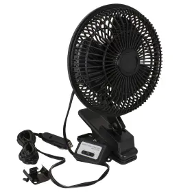 14654 Auto Drive Black 12-volt 6 Inch Car Clip-on Or Dash Mount Fan