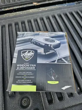 Ad13613 Auto Drive 12-volt Window Fan And Defogger New Open Box