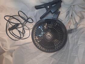Auto Drive Fnfl10ccr30 Car Fan 12 Volt Oscilating Swivel Clip Adjustable Neck