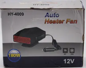Hy-4009 Auto Heater Fan Ceramic And Defrost Windshield 12v 180w Hot Cold