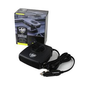 Autodrive 666945555564 12 Volt Window Fan And Defogger With Stand Black - Durable