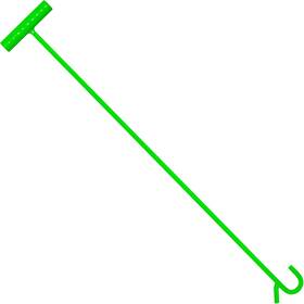 Autoswpozo 5th-gn-1p 5th Wheel Pin Puller 32 Inch Solid Steel Chrome Plated Hook Heavy