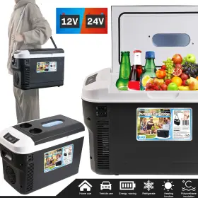 61486 Autoxbert Portable Electric Cooler Warmer Truck Car Fridge Refrigerator Camp Mini Freezer