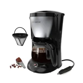 325b-g Avigator 5-cup Car Coffee Maker With Charging Cigarette Lighter 12v Travel