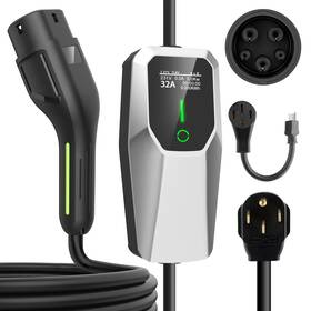 Awesafe 326m1s New Portable Fast 7.6kw Level 2 32a Ev Charger For All J1772/non-tesla Evs