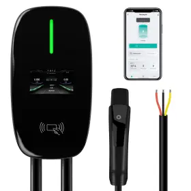 Awesafe 759973261023 Smart Fast Level 2 Ev Charger For Tesla 11.5kw 48 Amp Wifi Bt App Rfid