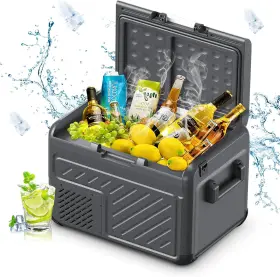 Bl-cr-40l-5-z4us Bailigo 12 Volt Car Refrigerator 42 Quart Fridge -4 To 68 Portable Freezer For Ac