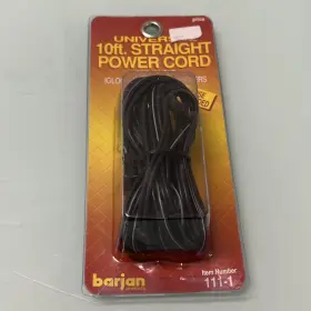 Barjan 020126000036 12 Volt Dc 10 Ft. Power Cord For Igloo And Koolatron Coolers #111-1 Nos New