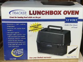 120-144 Barjan Products Tracker 111-700 1 Quart Lunchbox Portable Travel Oven Food Warmer 12v/120-144 Watts