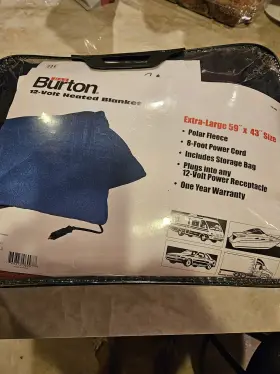 N6997 Barton P/n6997 12-volt Extra-large Electric Blanket