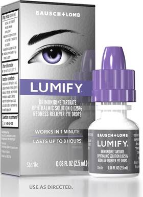 Bausch Lomb 445013175131 Lumify Eye Drops For Red Eyes Redness Reliever Brighter Looking Works