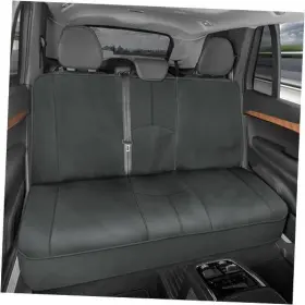 M268 Bdk Spillguard Waterproof Rear Bench Car Seat Cover Black Stitching Charcoal