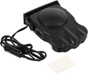 Bediffer 744759399847 12v 2-in-1 Car Electric Heater Fan And Defroster - Fast Heating Demister