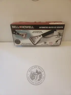 Bh1012 Bell Howell Automotive Heated Ice Scraper 12v Car Windshield Snow Tool